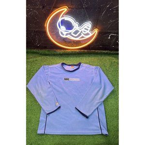 Vintage Nike Team Basketball Y2K Fleece Crewneck Sweatshirt Blue ‎ Mens Size XL